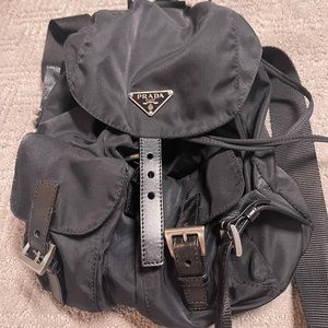 Prada Nylon black Backpack- Excellent condition